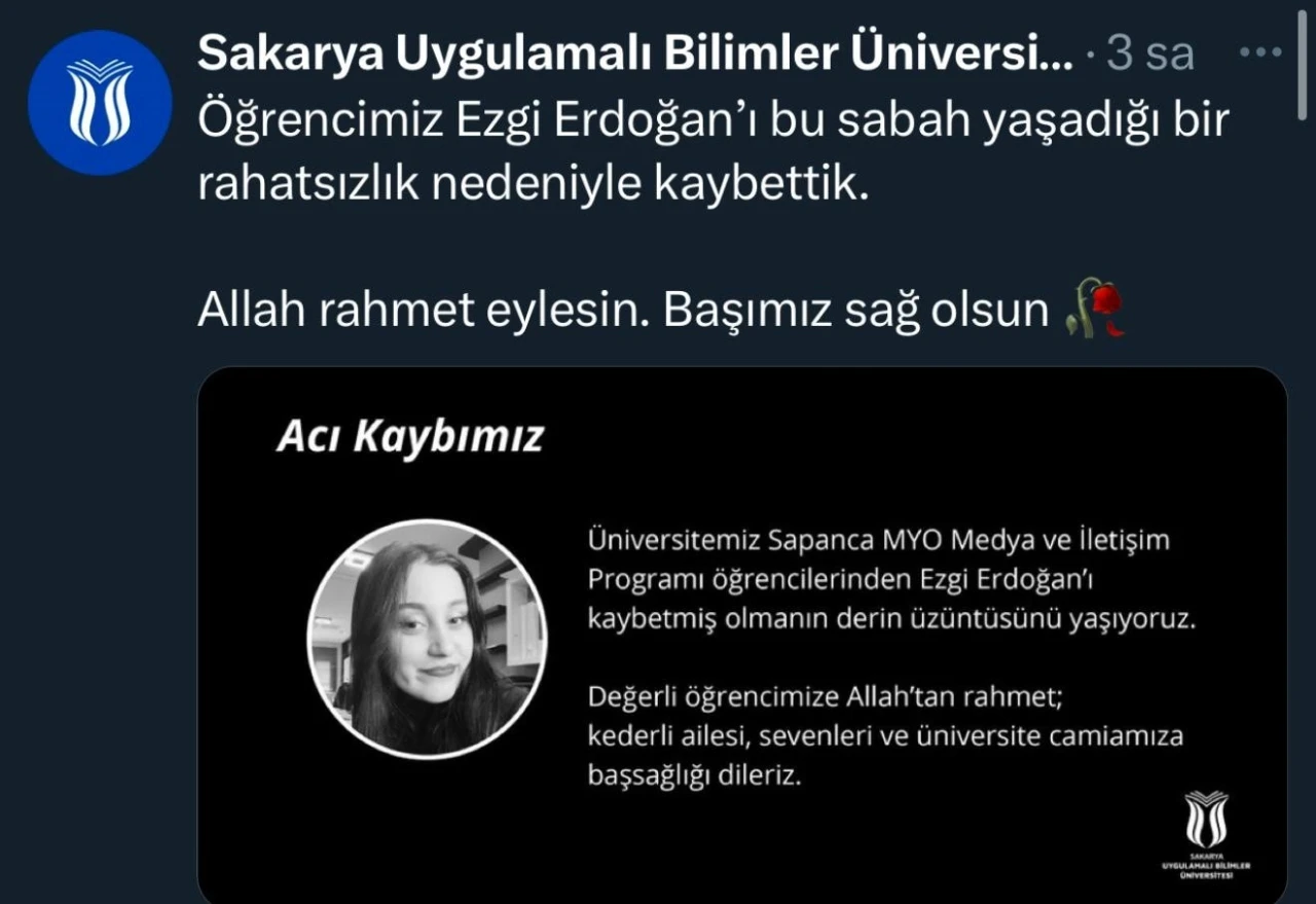 20 yaşındaki üniversite öğrencisi yatağında ölü bulundu
