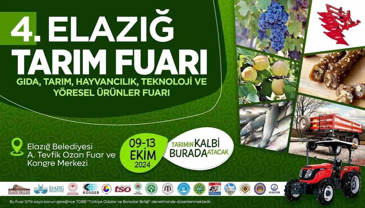 4. Elazığ Tarım Fuarı, kapılarını ziyaretçilerine açıyor
