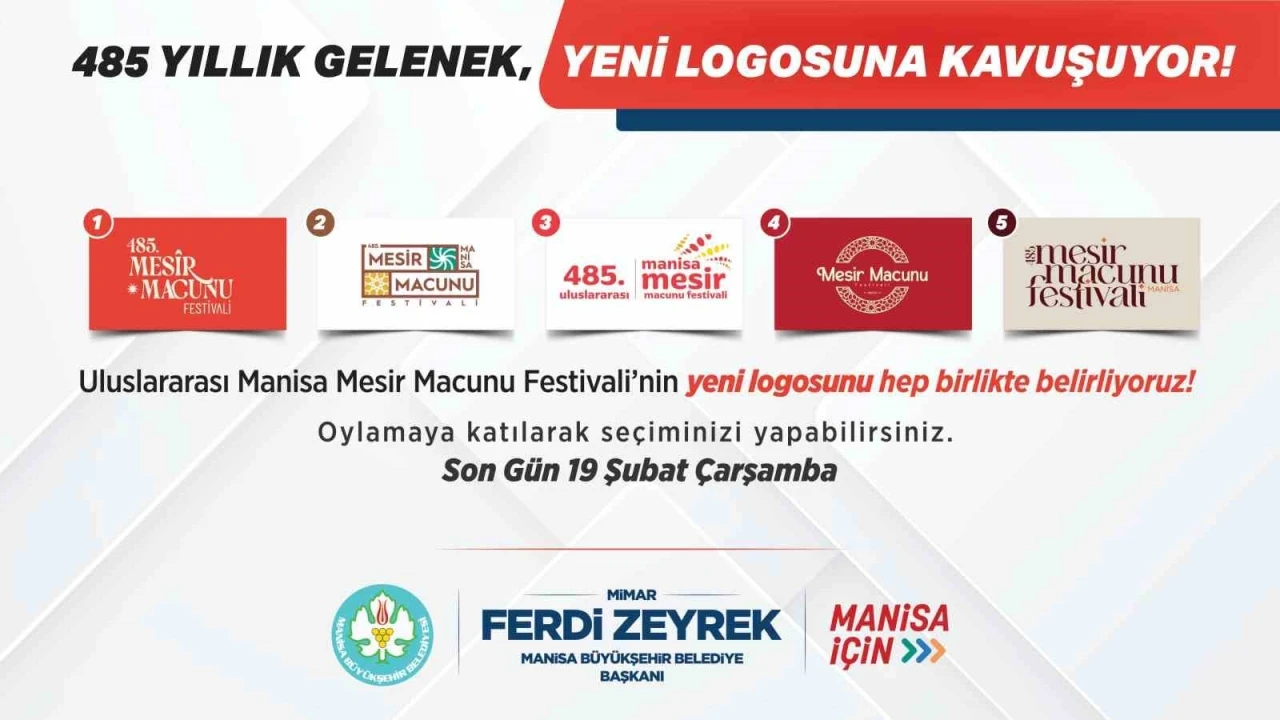 Halk Mesir Macunu Festivali’nin Yeni Logosu Seçiliyor