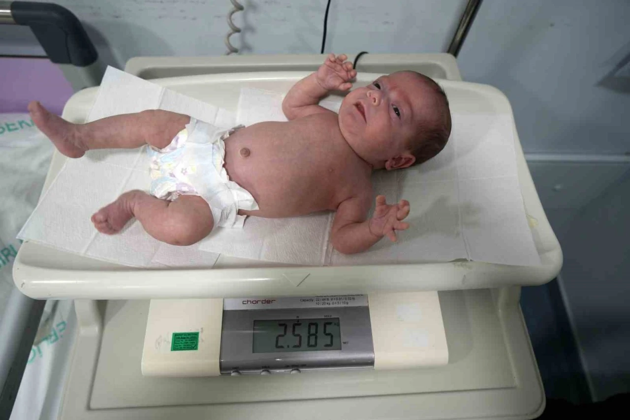 895 Gram Doğan Güneş Bebek Sağlıkla Taburcu Edildi