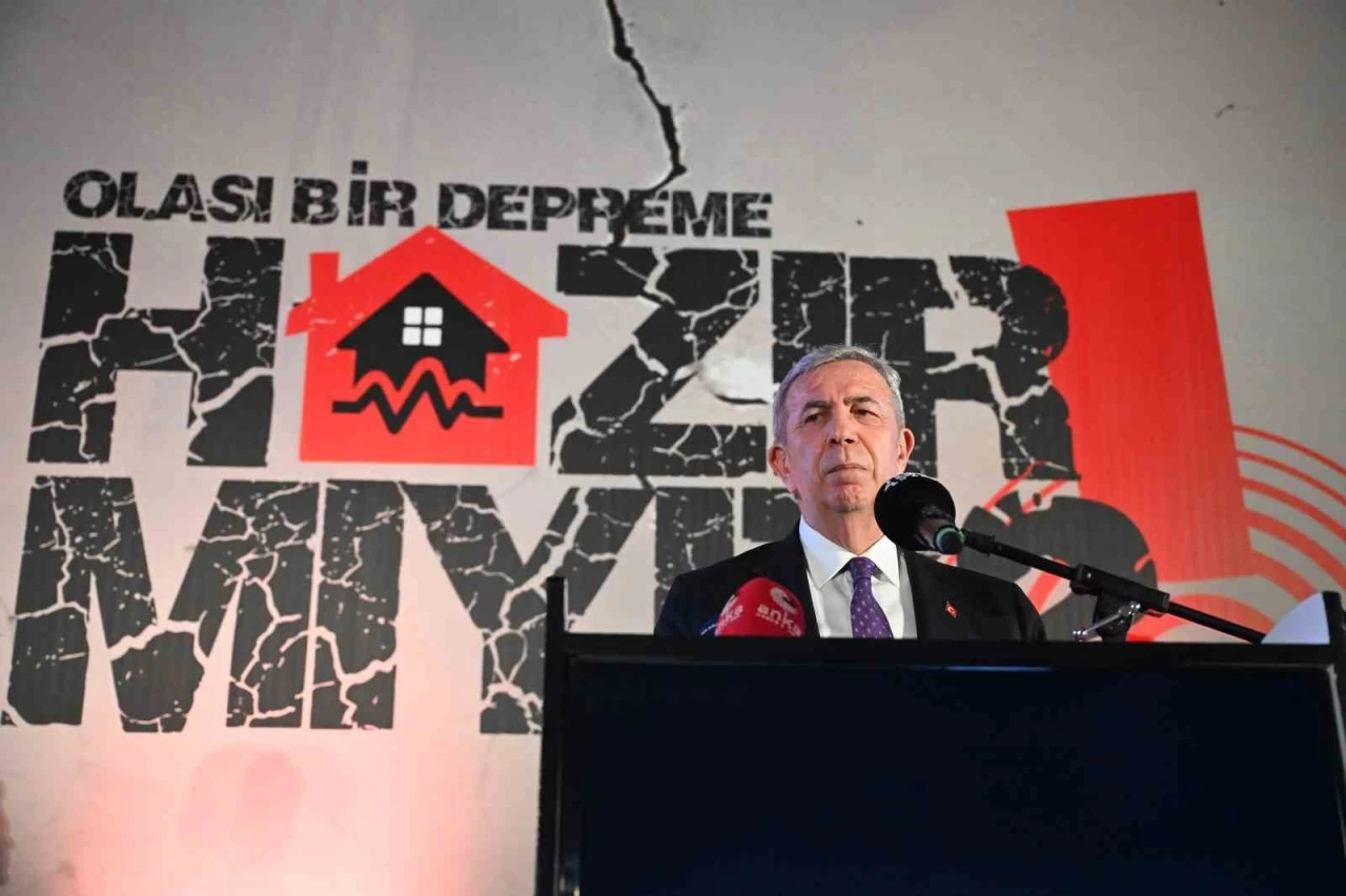 ABB Başkanı Yavaş: &quot;Deprem öldürmez, bina öldürür&quot;
