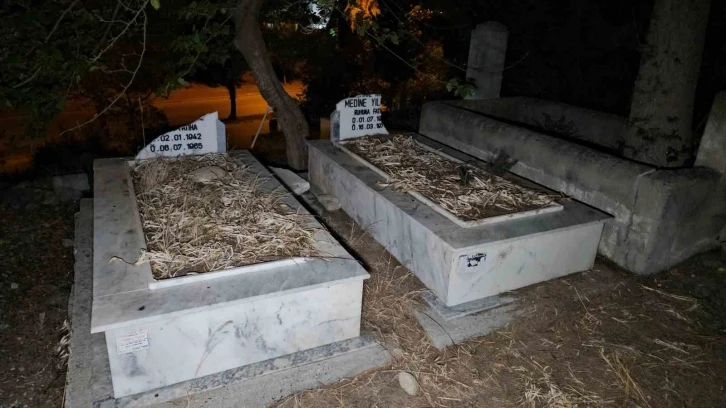 Adana’da mezarlıkta mezar taşları kırıldı
