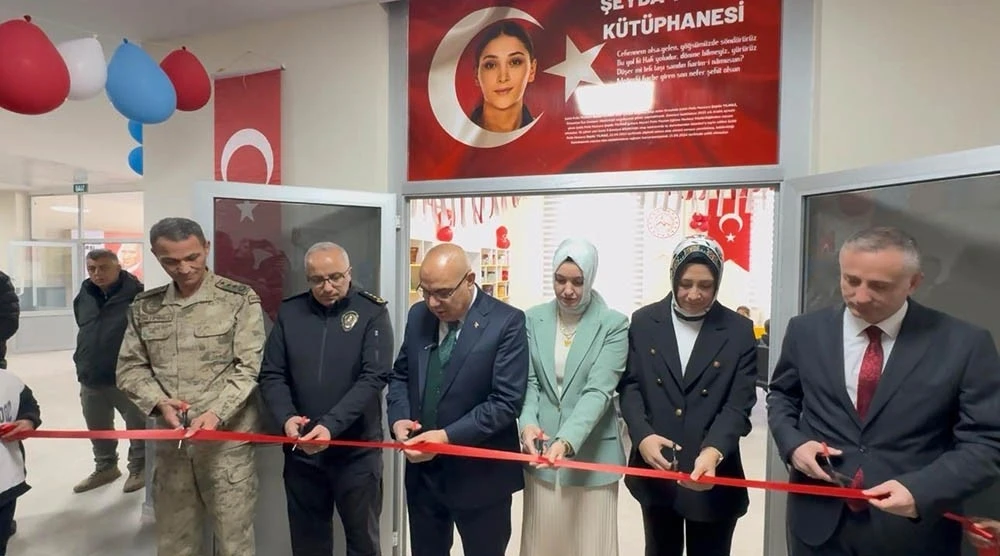 Ağrı’da Şehit Polis Şeyda Yılmaz Kütüphanesi açılışı gerçekleştirildi
