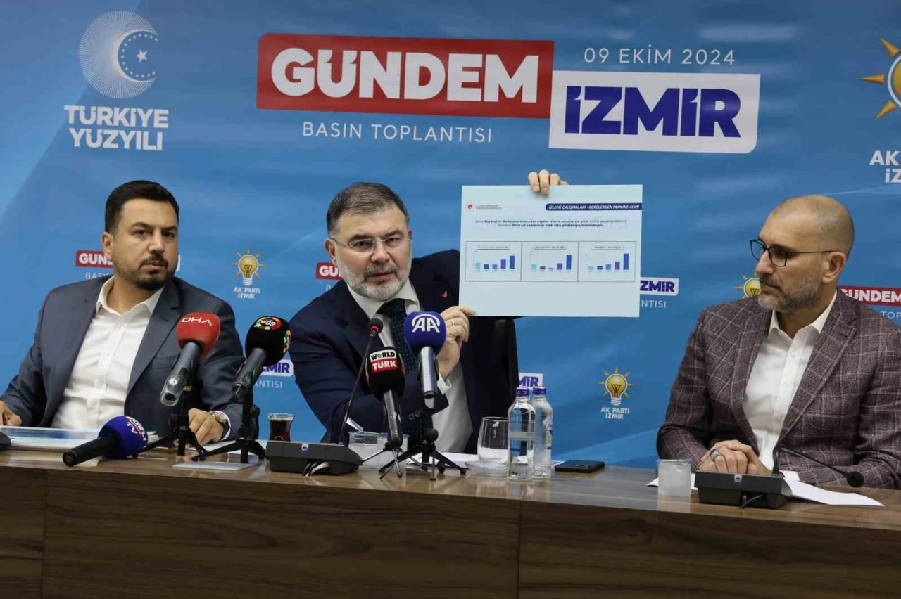 AK Parti İzmir İl Başkanı Saygılı: “Başarısız yönetim İzmir Körfezi’ni adeta bir zehir çukuruna çevirdi"
