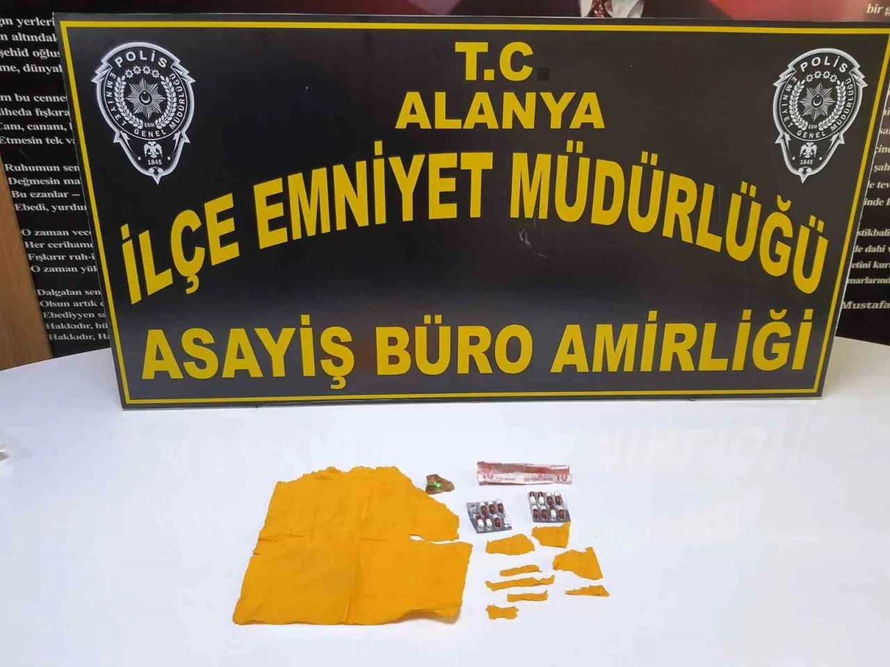 Alanya’da uyuşturucu madde ele geçirildi, 1 şüpheli yakalandı
