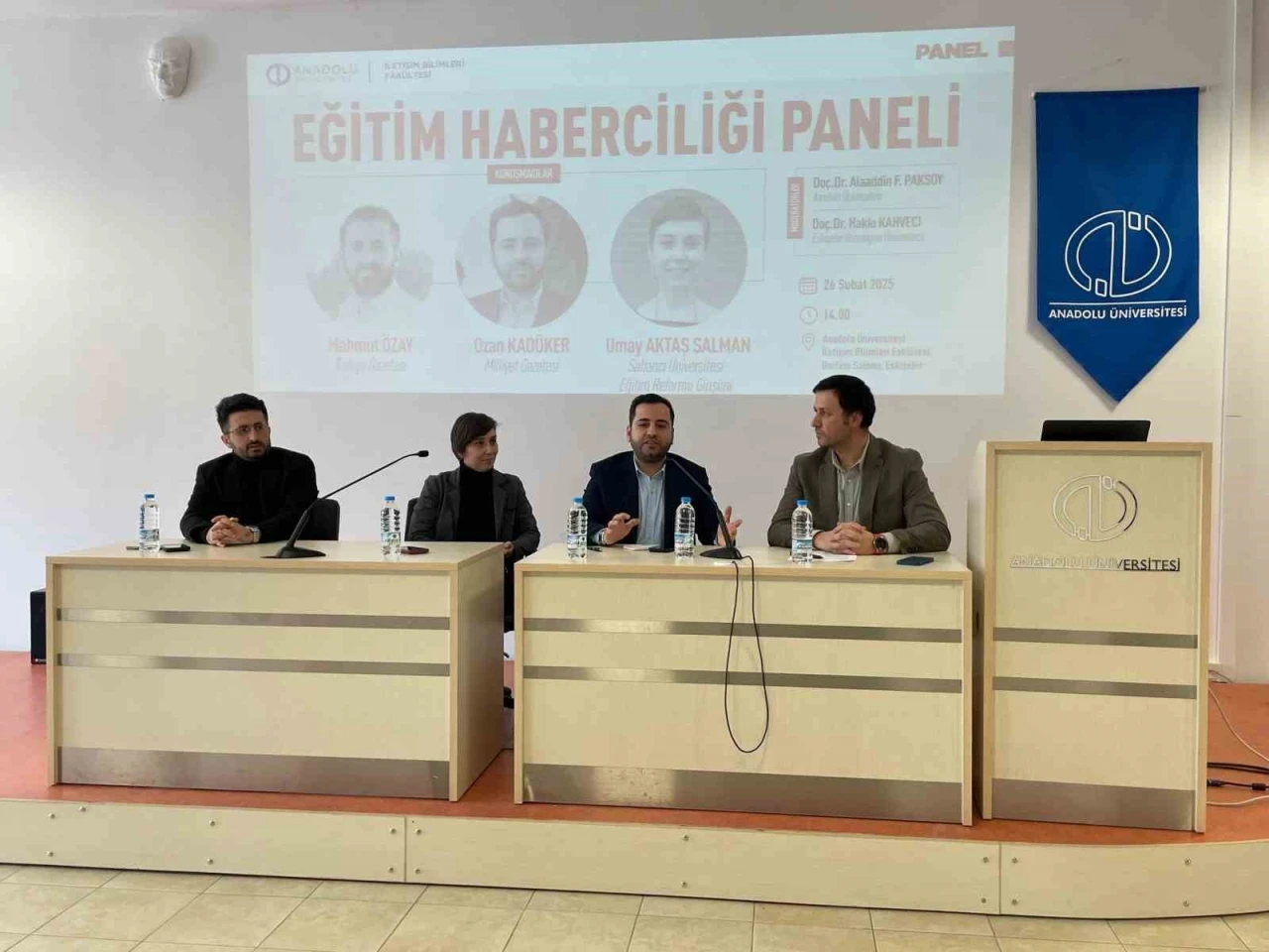 Anadolu Üniversitesi’nde ’Eğitim Haberciliği’ paneli
