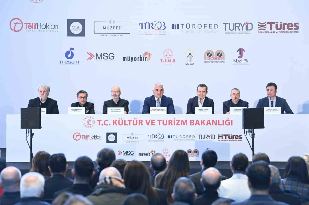 Bakan Ersoy: "Müzik meslek birliklerinin telif geliri 2 milyar TL’yi aşmış durumda"
