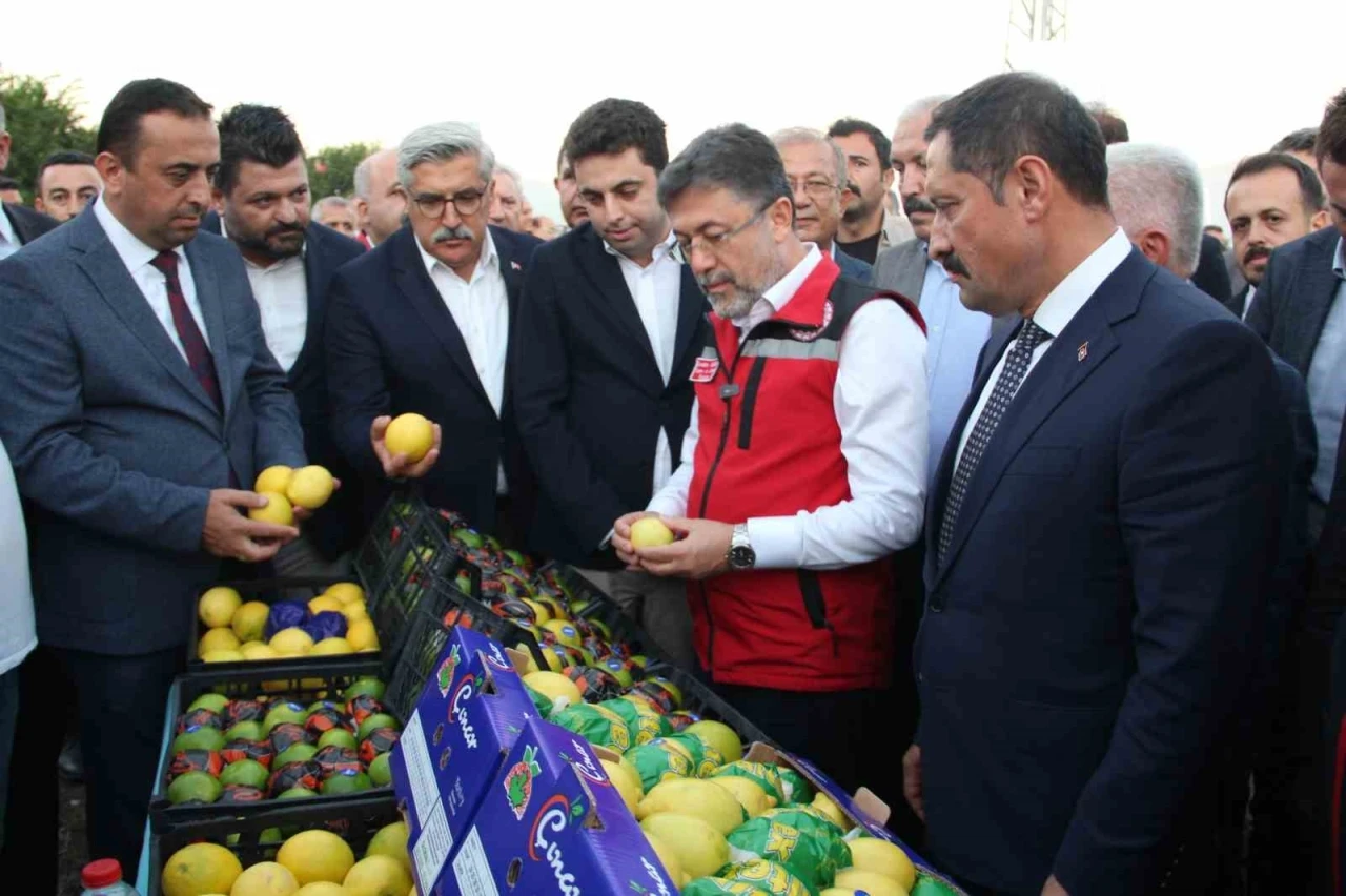 Bakan Yumaklı, narenciye hasadında sezon açılışını yaptı
