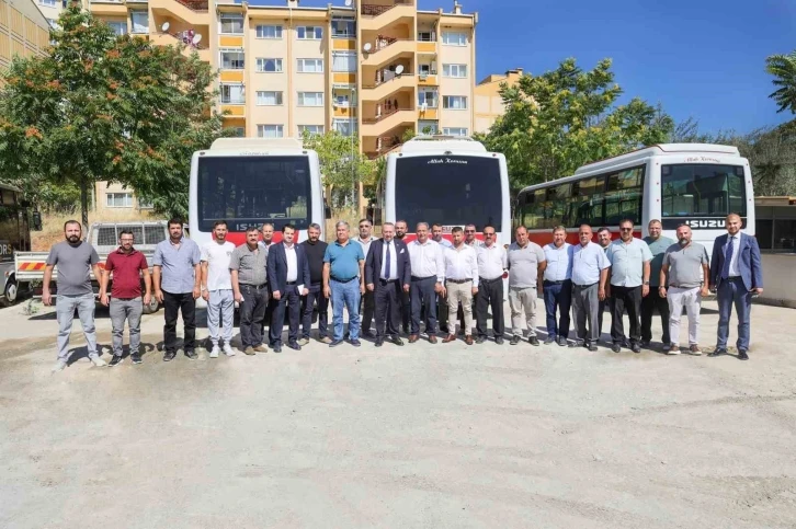 Başkan Yalım, şehir içi otobüs şoförleriyle bir araya geldi
