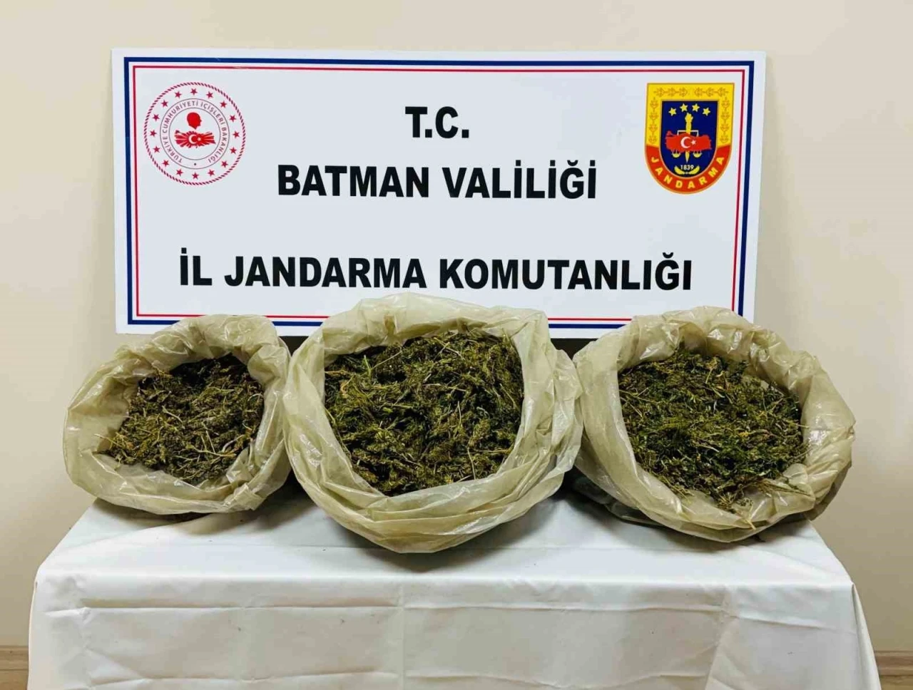 Batman’da bir evde 21 kilo esrar bulundu: 1 tutuklama
