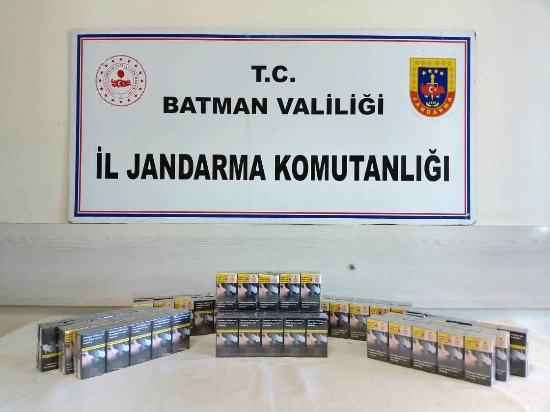 Batman’da kaçak sigara operasyonu
