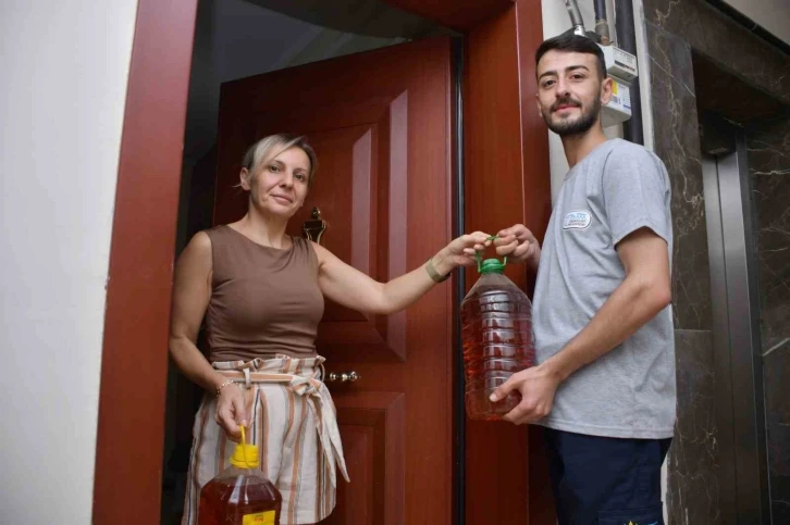 Beş litre atık yağ bir litre sıvı deterjana dönüşüyor
