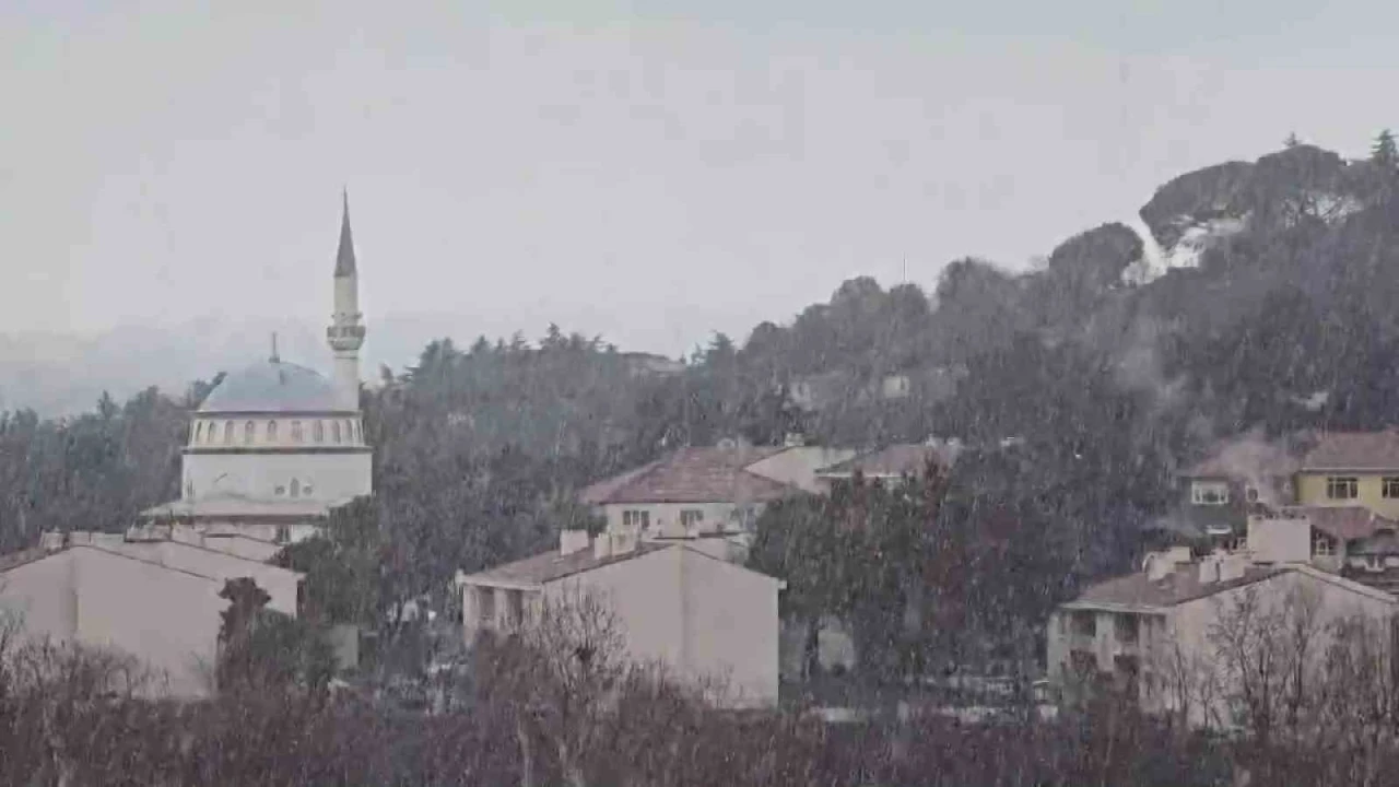 Beykoz’da kar yağışı başladı
