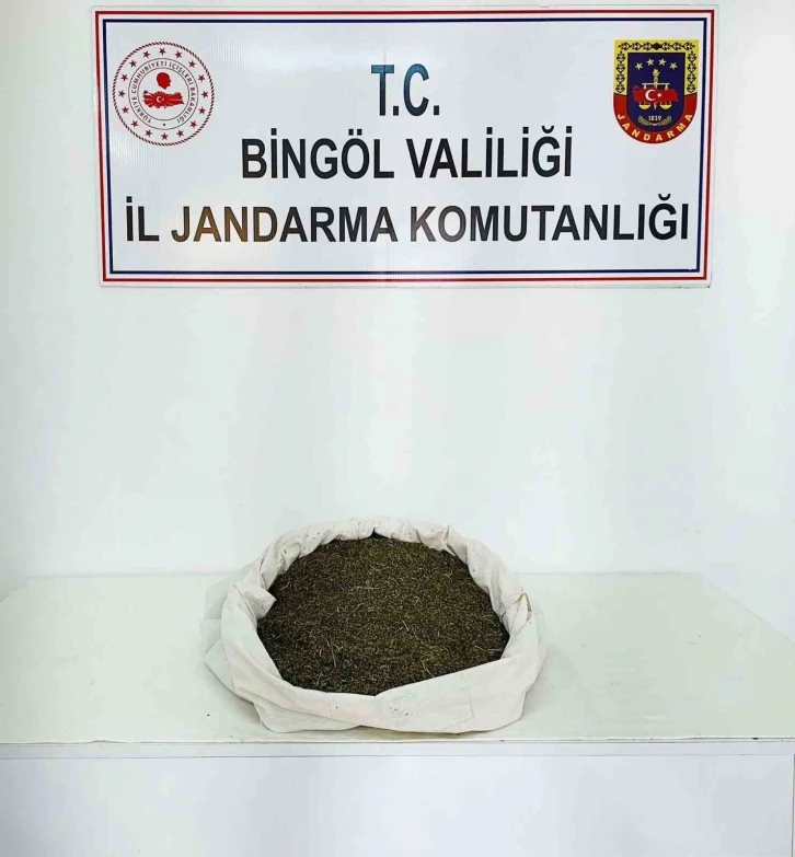 Bingöl’de 3 kilo 650 gram uyuşturucu madde ele geçirildi
