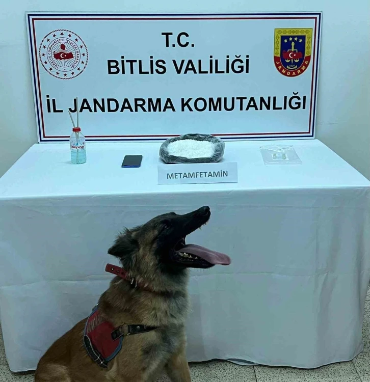 Bitlis’te 1 kilo 150 gram metamfetamin ele geçirildi
