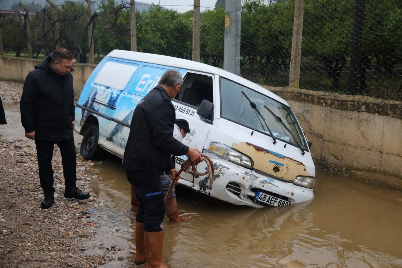 Bodrum’da Su Baskınlarına Karşı Yoğun Çaba