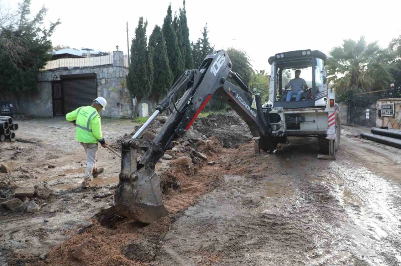 Bodrum’da İçme Suyu Hatları Yenileniyor