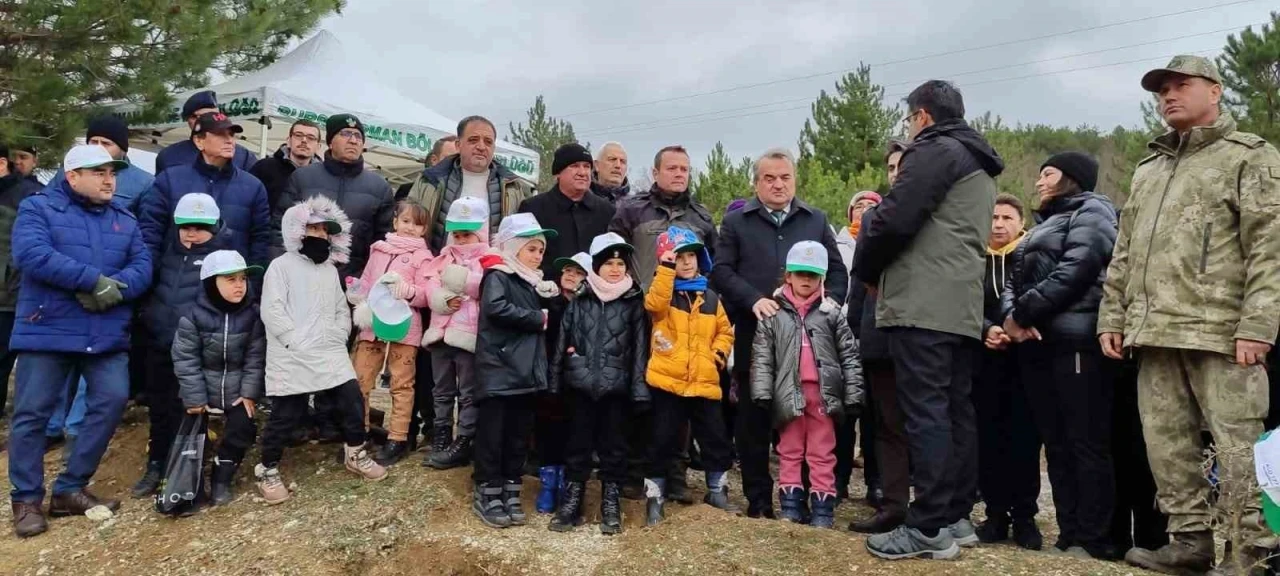 Bozüyük’te 21 Mart Dünya Ormancılık Günü’nde bin adet fidan toprakla buluştu
