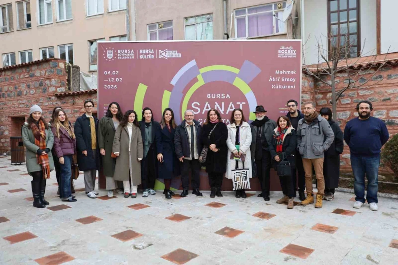 Bursa sanat çalıştayı, kent, mekan, hafıza sergisi ile taçlandı
