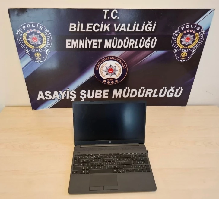 Çaldığı laptopu başka bir şahsa satan şüpheli tutuklandı
