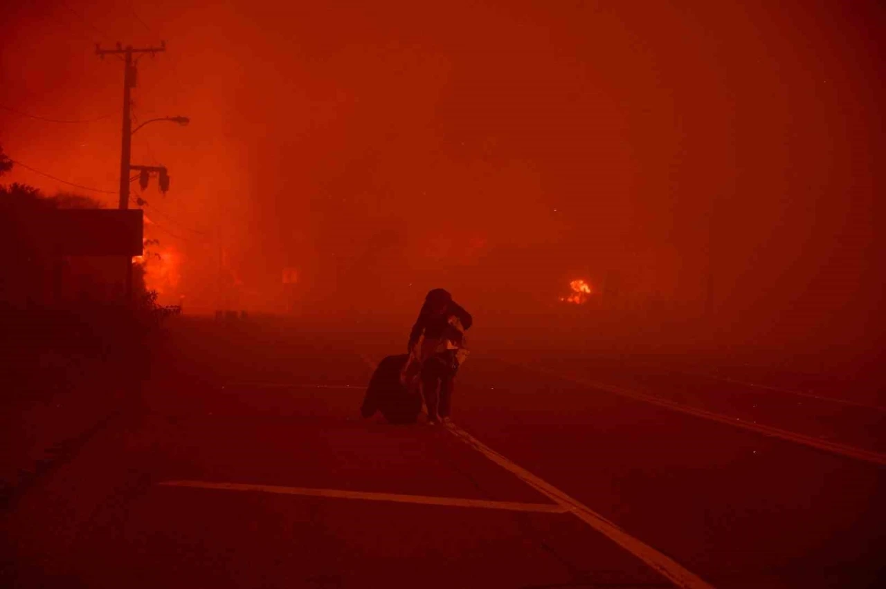 California’da orman yangını: 3 bin 983 dönüm arazi küle döndü
