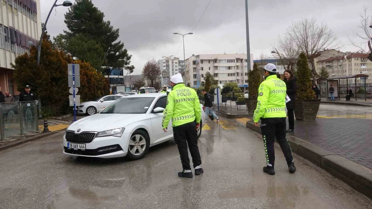 Çankırı’da 65 araç trafikten men edildi
