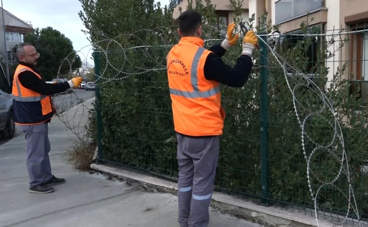 Canlıların hayatına mal olan jiletli teller kaldırılıyor
