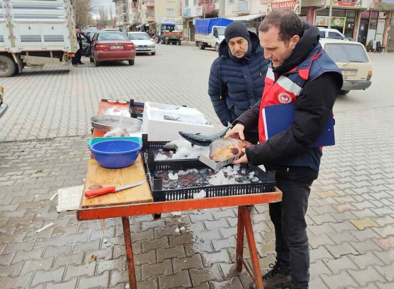 Çavdarhisar’da balık satış yeri denetimleri
