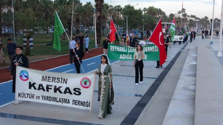 Çerkes Sürgünü’nde hayatını kaybedenler için yürüdüler
