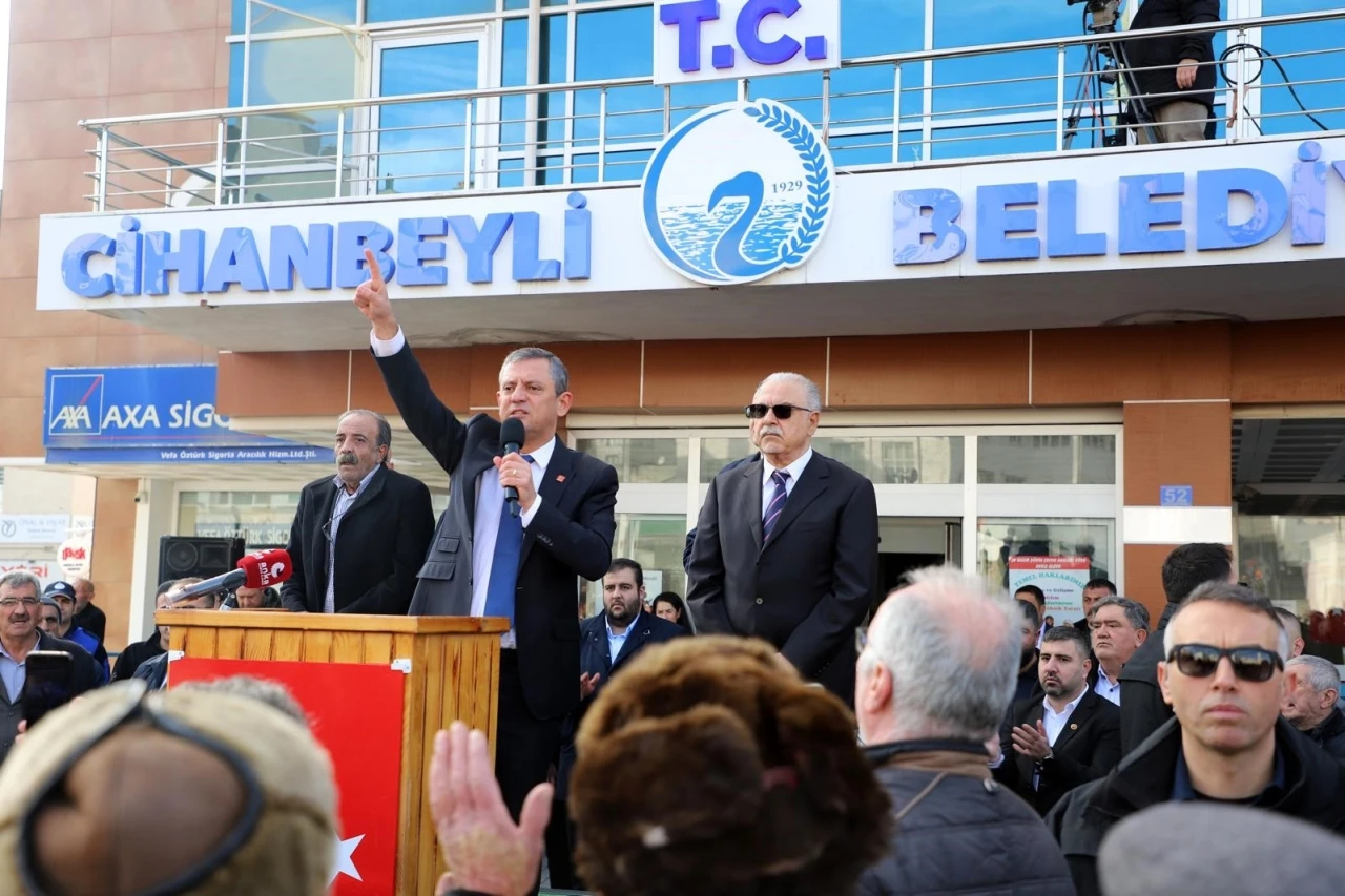 CHP Genel Başkanı Özel, Konya’da
