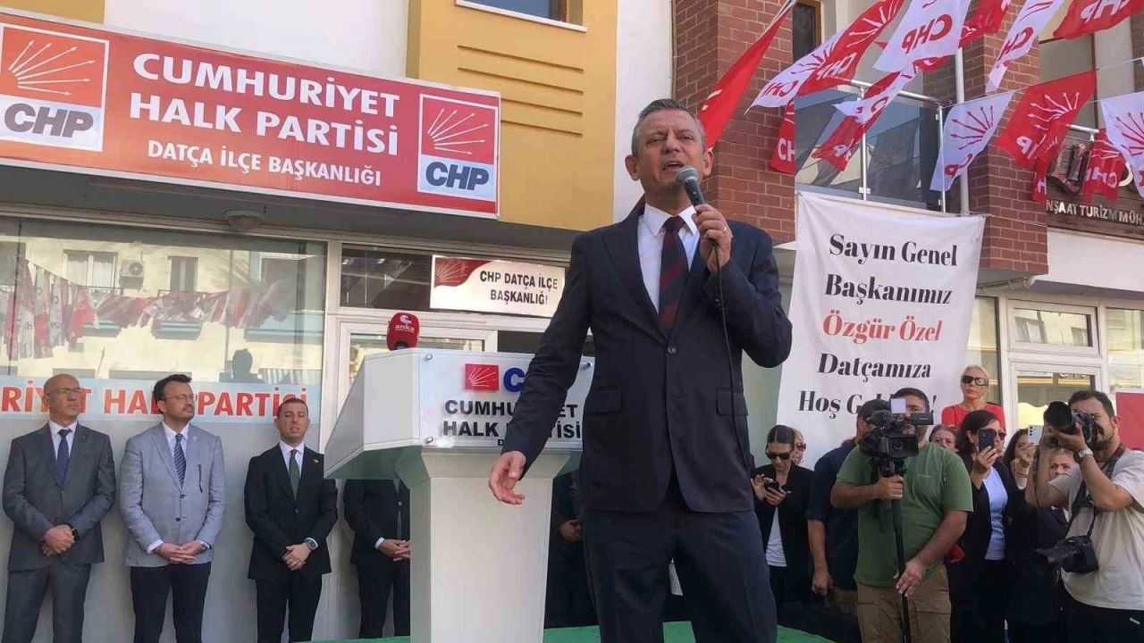 CHP lideri Özel, 13 bin oy aldığı Datça’da bin kişiye seslendi
