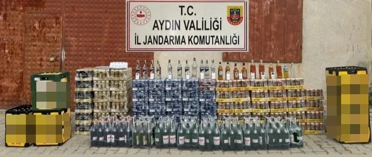 Çine’de sahte içki operasyonu
