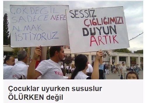 Çocuklar uyurken susulur ölürken değil