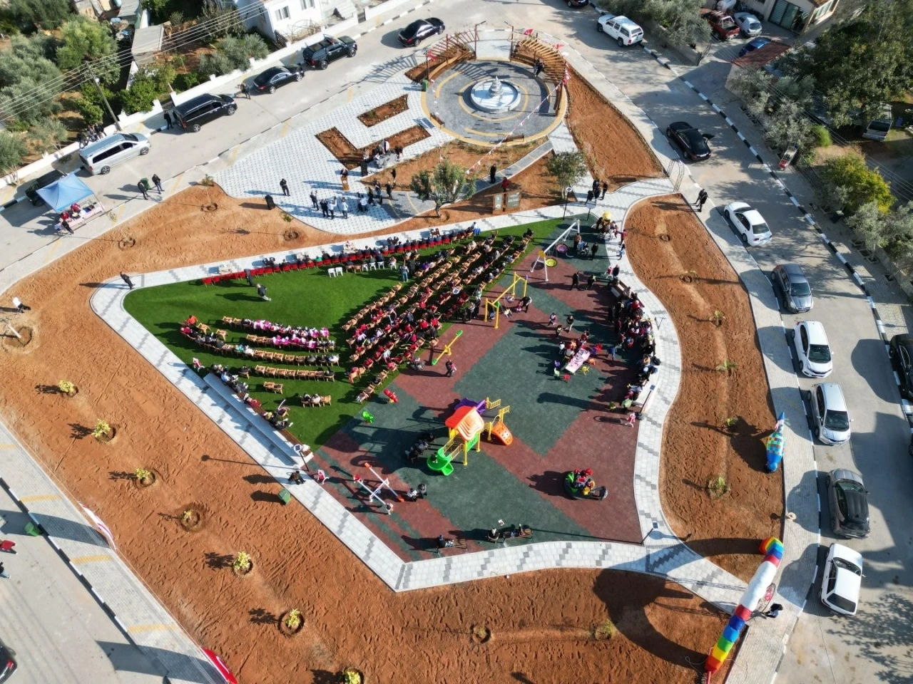 Çorum Belediyesi’nin Kıbrıs’ta yaptığı park törenle açıldı
