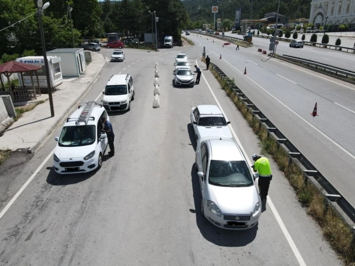 Çorum’da 480 araç trafikten men edildi
