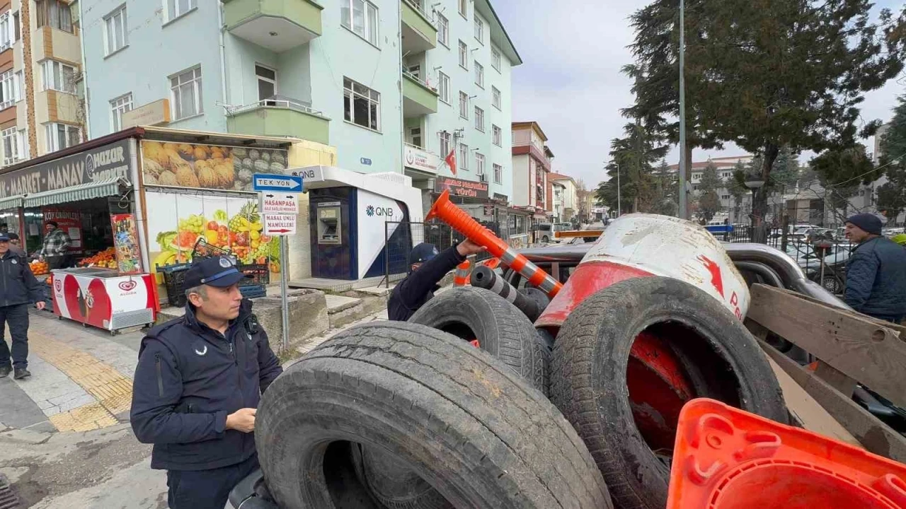 Çorum’da kaldırım işgaline geçit yok
