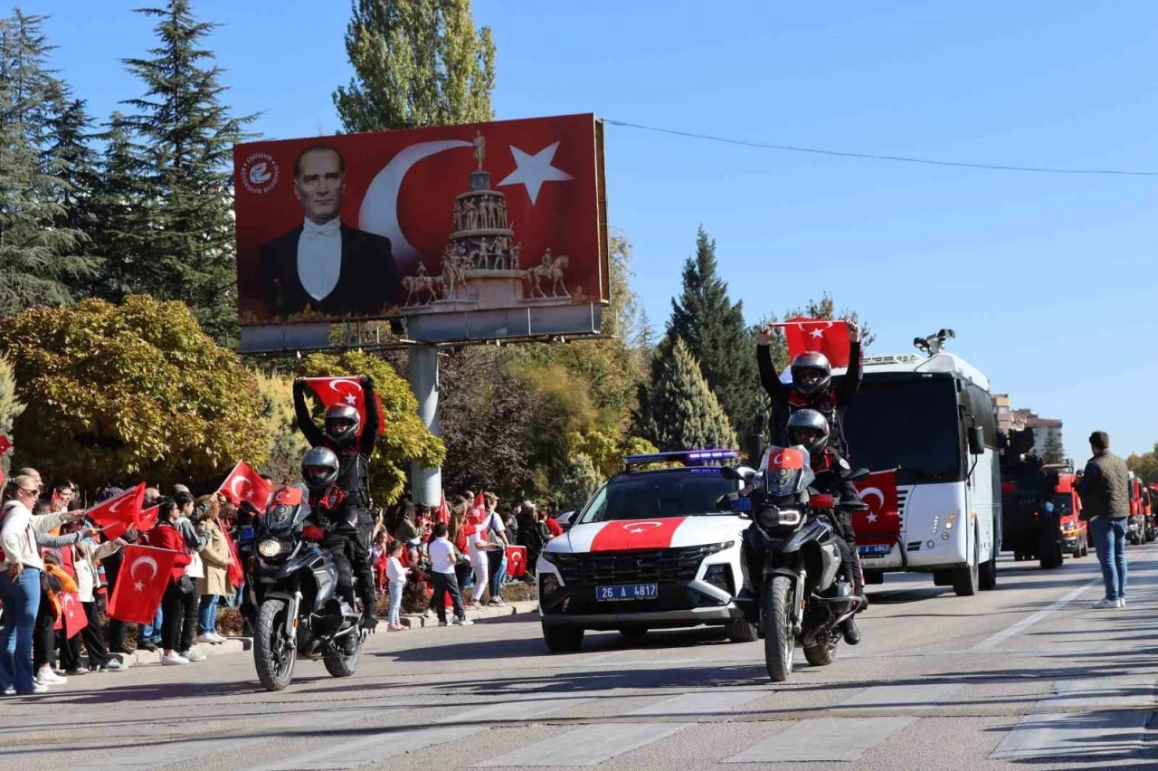 Cumhuriyetin 101’inci yılı Eskişehir’de coşkuyla kutlandı
