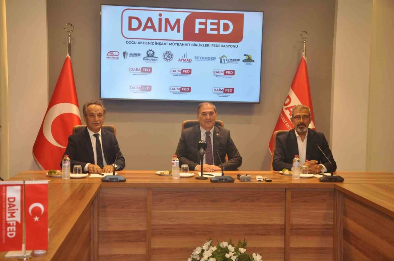 DAİMFED Genel Başkanı Karslıoğlu: "En önemli projemiz Beton Deney Laboratuvarı"
