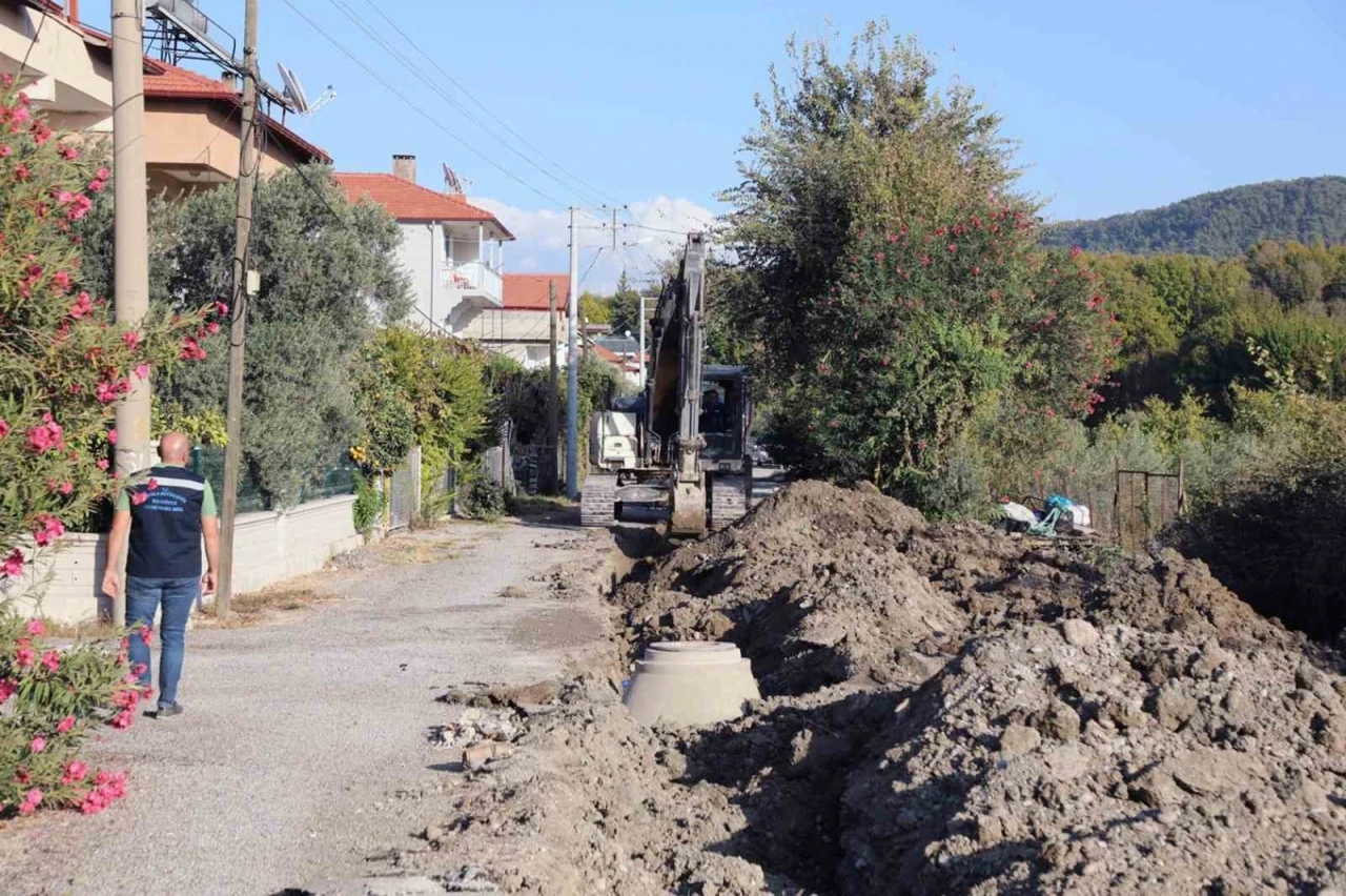 Dalaman'da Kanalizasyon Sorunu Çözülüyor