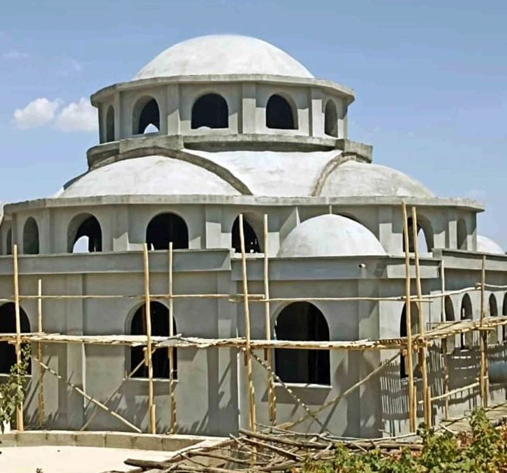 Depremden etkilenen Taşdeğirmen Camii inşaatı onarılmayı bekliyor
