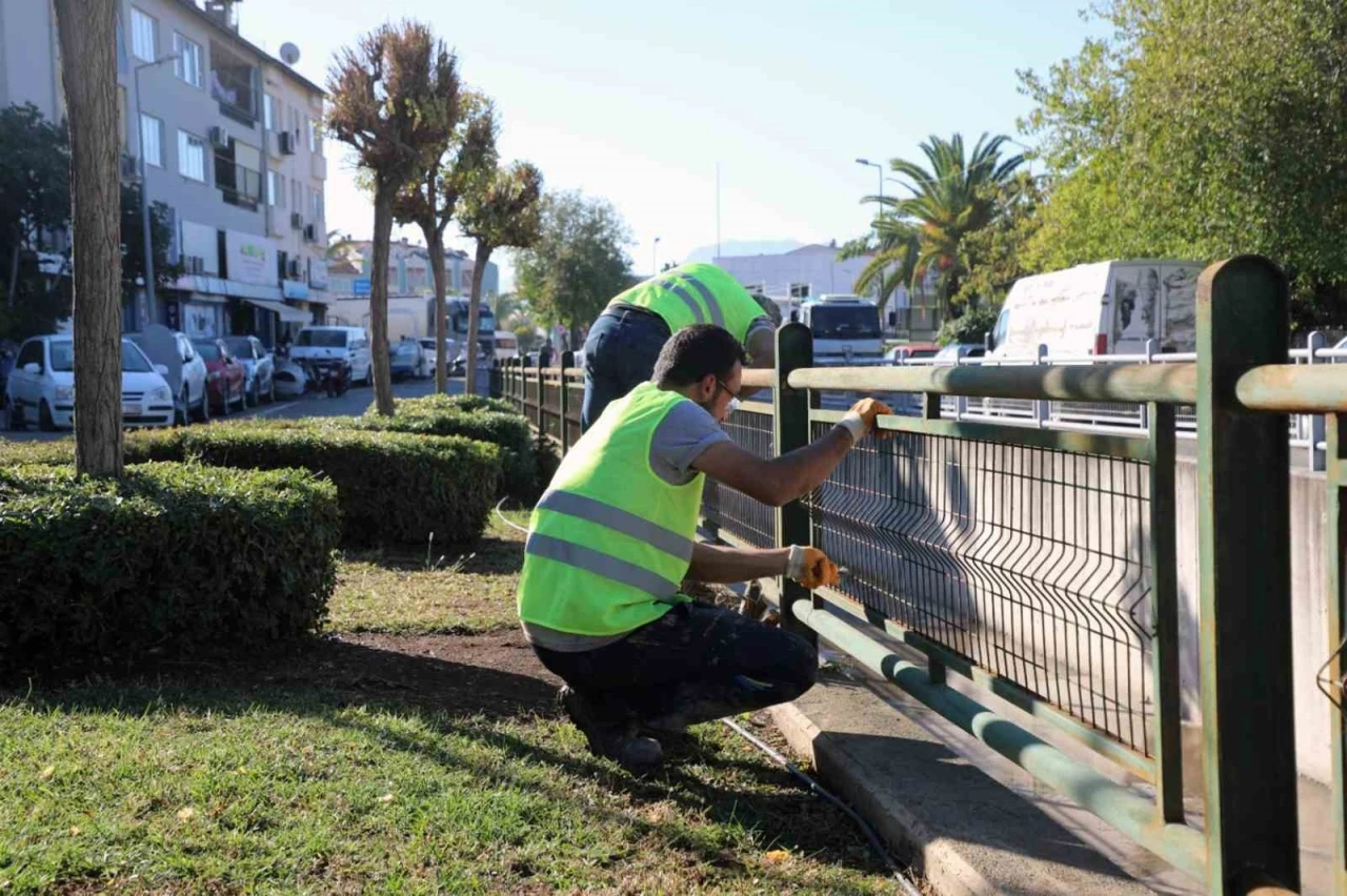 Dere korkulukları, görüntü kirliliğine karşı boyanıyor
