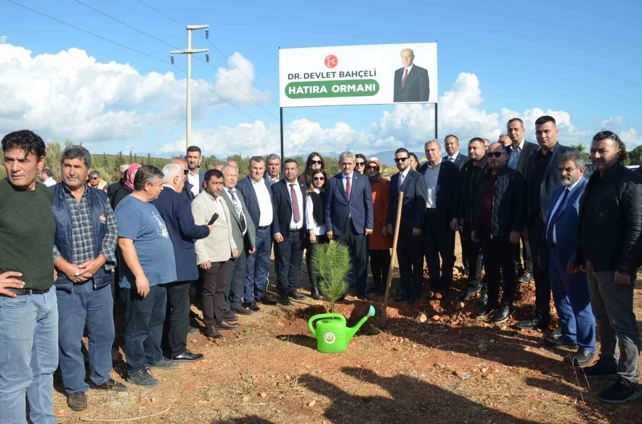 Didim’de ‘Devlet Bahçeli’ hatıra ormanı
