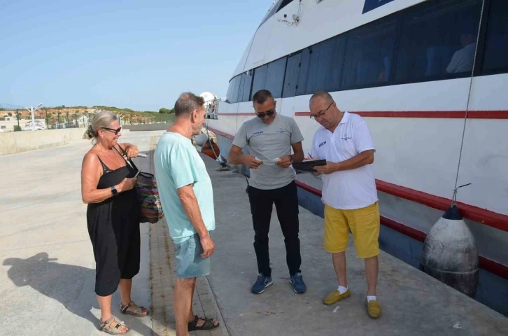 Didim’den Yunan adalarına feribot seferleri başladı
