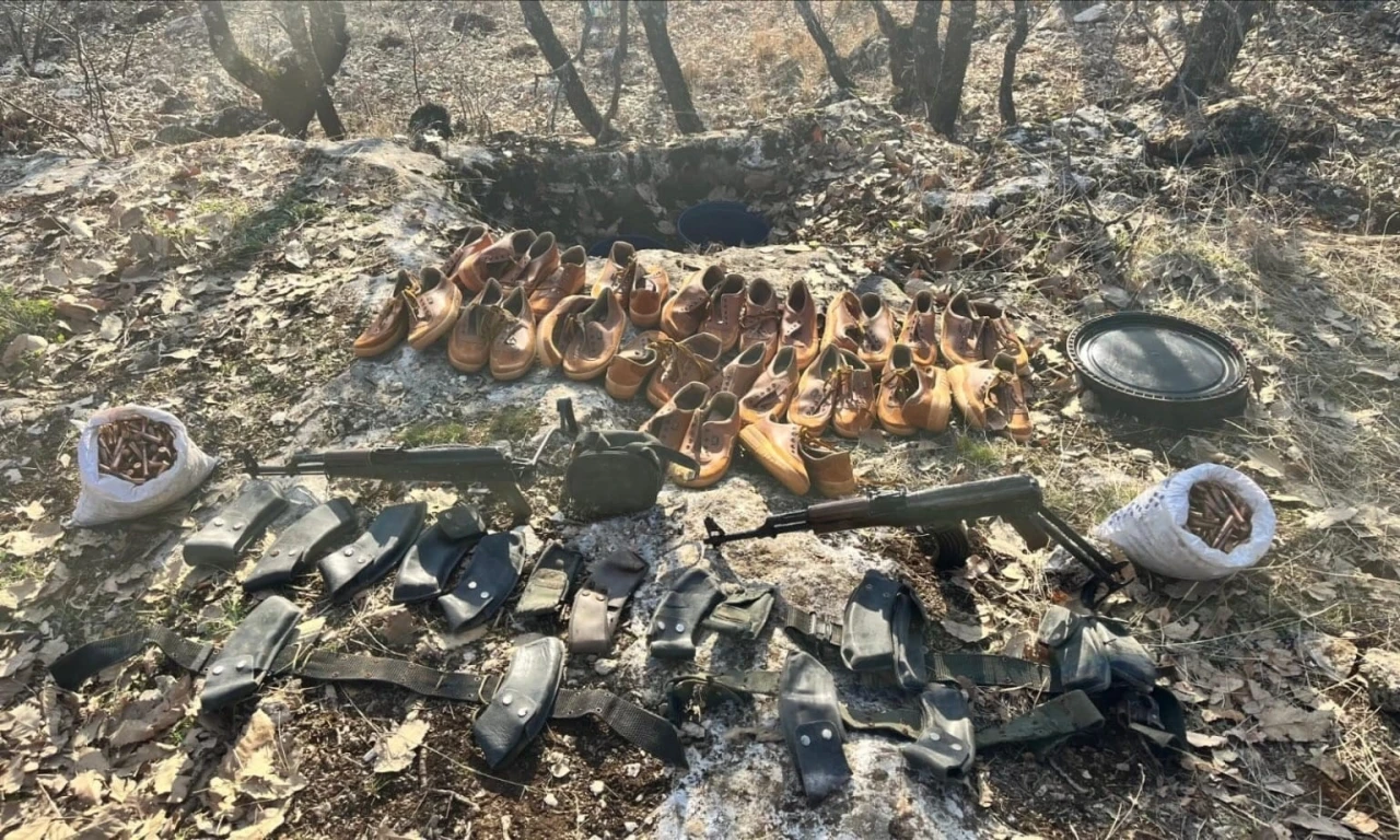 Diyarbakır’da terör örgütüne ait malzemeler ele geçirildi
