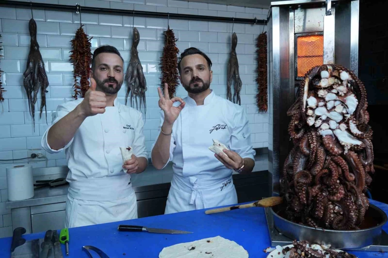 Döneriyle meşhur Ankara’da yeni lezzet: Ahtapot döner
