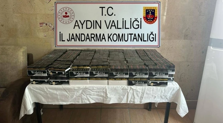 Durdurulan araçta 29 bin bandrolsüz sigara ele geçirildi
