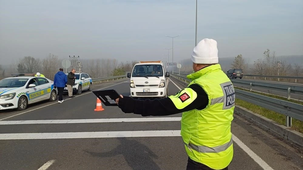 Düzce’de 147 araç trafikten men edildi
