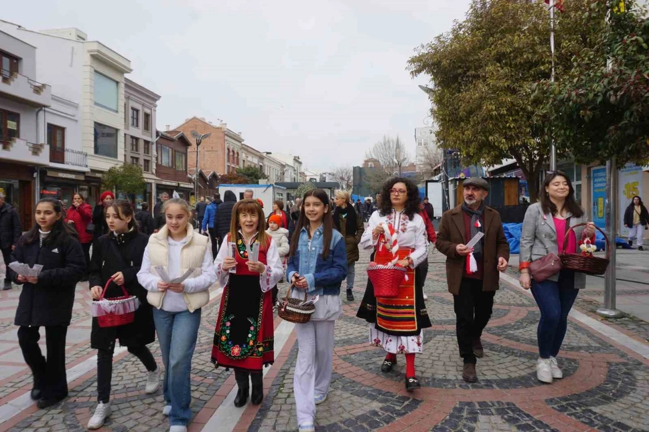 Edirne’de baharın gelişi Marteniçka bileklikleriyle kutlandı
