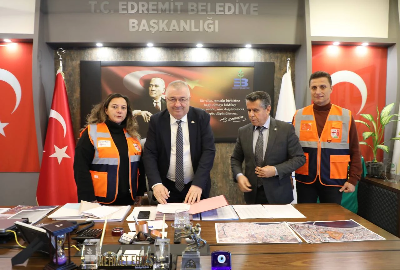 Edremit'te afet işbirliği imzalandı