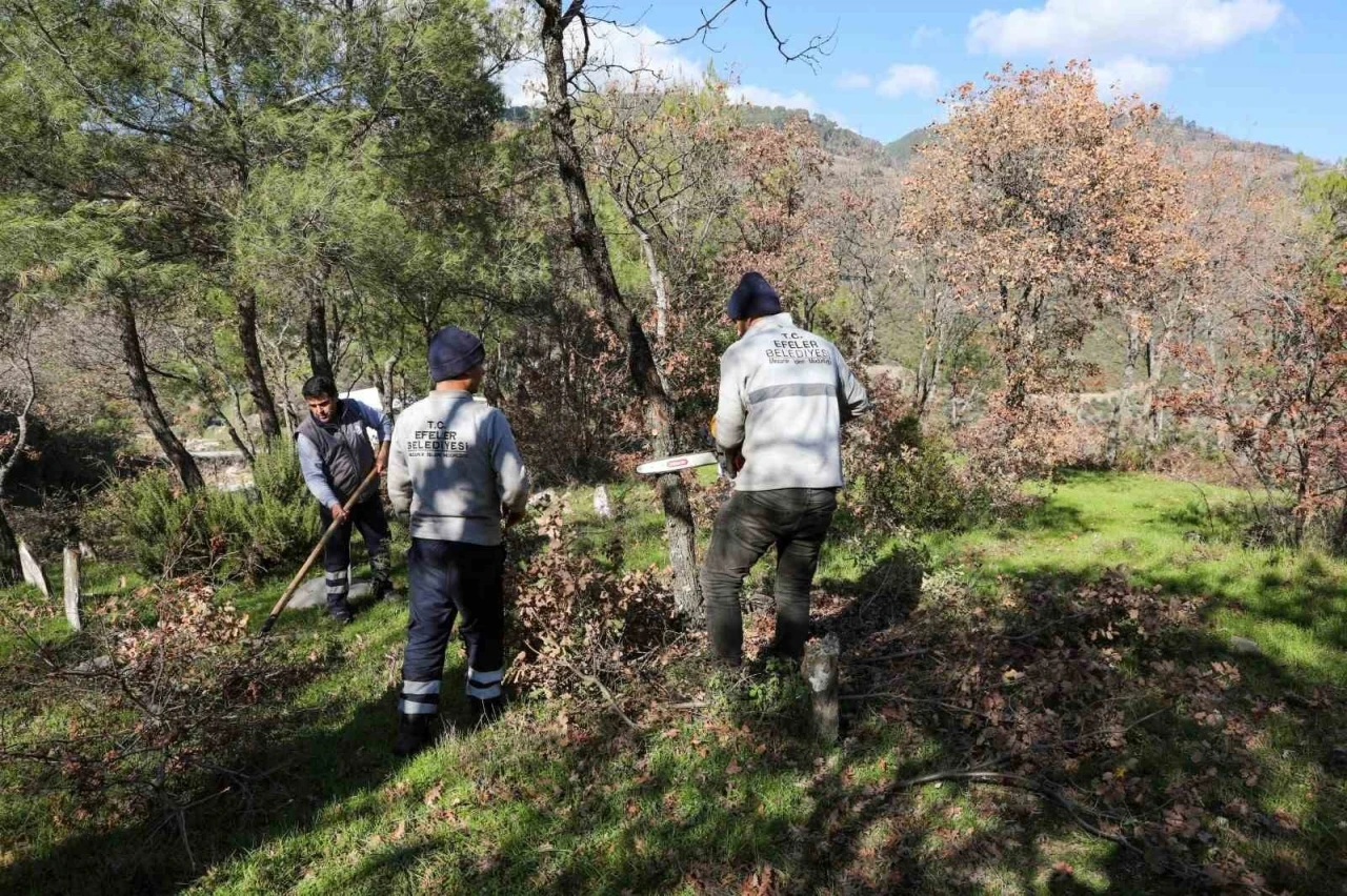 Efeler’den Gölcük Mahallesi mezarlığında kapsamlı çalışma
